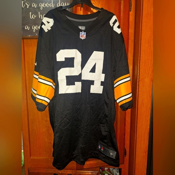 Nike Official NFL Pittsburgh Steelers #24 Porter Football Jersey In A Size XXL. - Picture 1 of 7